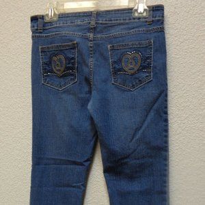 Miss Fit juniors flare fit jeans size 11